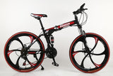 KUBEEN mountain bike 26-inch steel 21-speed bicycles dual disc brakes variable speed road bikes racing bicycle BMX Bike 4.2