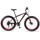 wolf's fang bicycle Mountain Bike road bike Aluminum alloy frame 26x4.0" 7/21/24speed Frame Snow Beach Oversized Bicycle Bikes